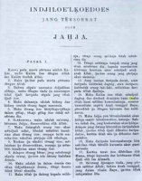 Indjil Jahya terjemahan Klinkert (Melayu Tinggi)