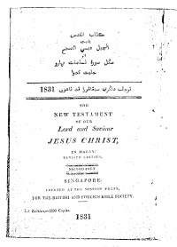 Terjemahan Thomsen Vol. 2, 1831